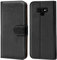 Verco Handyhülle für Galaxy Note 9 Hülle, Klapphülle für Samsung Galaxy Note 9 Tasche PU Leder Flip Case Brieftasche - Schwarz