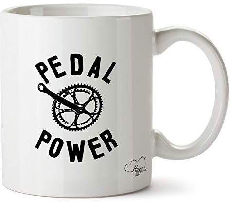 Hippowarehouse Pedal Power 2 Printed Mug Cup Ceramic 10oz