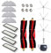 Chuancheng 20-teiliges Ersatzteile für Xiaomi Roborock S5 Max S6 S6 Pure S6 MaxV S50 S51 S55 S5 Staubsauger Zubehör, 2x Hauptbürste, 4x Filter, 4x Wischtücher, 3x Seitenbürsten, 6x Filterkern, 1x Rad