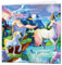 3D LiveLife Grußkarte - Unicorn Bliss von Deluxebase. Bunte Einhorn-linsenförmige 3D-Karte für jeden Anlass und jedes Alter. Originalvorlage lizenziert von dem bekannten Künstler Micheal Searle
