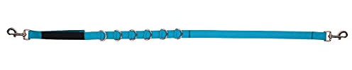 QHP Ausbindezügel Color mit elastischem Teil, Ausbinder, 6 D-Ringe (Warmblut, Sky)
