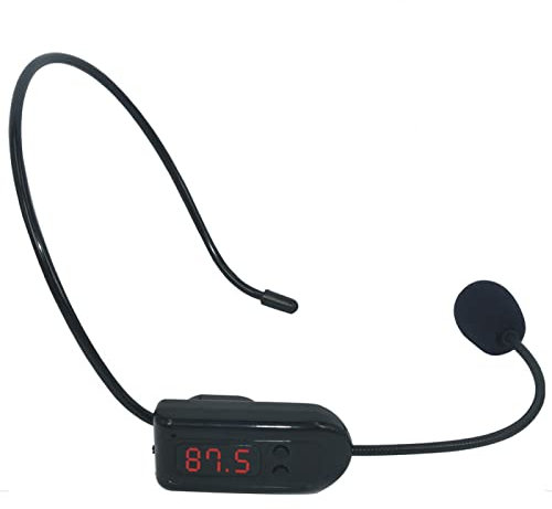 Wireless Megaphone Mic, FM Radio Microphone - Teacher & Speaker Headset