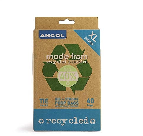 Ancol Made From Flat Pack Poop Bags x 40