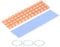 sourcing map Copper Heatsink 70x20x3mm with Thermal Pad and Rubber Ring for M.2 SSD Memory, PC, Laptop Cooler 1 Set