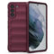 RankOne Custodia in Silicone Liquido Airbag per Samsung Galaxy S22 (6.1 Inches) - Viola Scuro