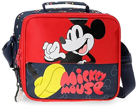 Disney Mickey Mouse Fashion Kulturbeutel mit Umhängetasche, Mehrfarbig, 23 x 20 x 9 cm, Mikrofaser, bunt, Anpassbare Kulturtasche mit Umhängetasche