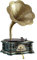 Vintage Gramophone, Retro Phonograph Vinyl Record Players, Bluetooth Audio Turntables, 7/9/12 Record Player with FM Stereo Radio and USB Play for Home Decor & Music Entertainment