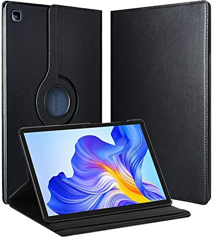 RankOne Custodia Flip per Honor Pad X8 10.1 Inches, Cover Case in Pelle PU - Nero