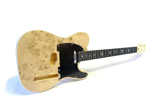 E-Gitarren-Bausatz/Guitar DIY Kit ML-Factory® MLT Sky Bird Esche Wurzel, mit Bird Inlays