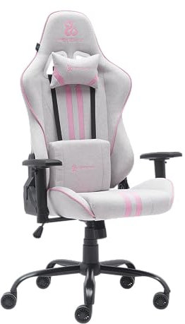 NEWSKILL Kitsune V2 Rosa Sedia Gaming | Tessuto Traspirante