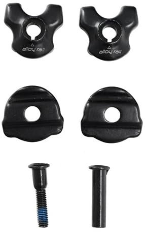 Durratou Fahrrad Sattelstütze Klemme für Carbon Sattelschienen Adapter 7x7mm Fahrrad Sattelstütze Rohr Oval/Runde Clips Radfahren Zubehör