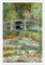 NONPAI Poster - Monet Katze Vintage: Lustige Schwarze Katze auf Brücke von Seerosen, Leinwand Wandkunst, Berühmtes Ölgemälde, Galerie, Ästhetische Raumdekoration