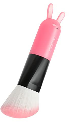 Docolor Face Foundation Brush, Professioneller Make-up-Pinsel Zum Einstellen Von Rouge-Highlighter-Konturen, Kleine Niedliche Rosa Häschen, Tragbarer Make-up-Pinsel - Häschen
