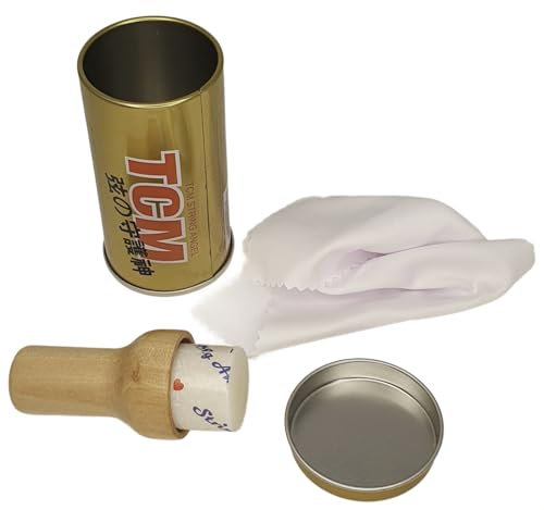 ROCKSTAR MUSIC - Limpiador de Cuerdas de Guitarra Laud TCM en Bote Metálico con Paño - ¡Prolonga la Vida Útil de tus Cuerdas y Eleva tu Sonido. Brillo de acordes