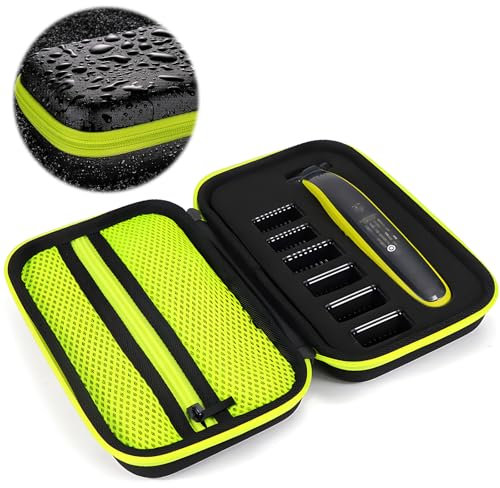 behone Elektrorasierer Schutzhülle,Tasche für Philliips O Blade QP2520/30,QP2520/65,QP2530/30,QP2630/30,Organizer Tragetasche Rasierer,Aufsätze für Philips oneblade,Aufbewahrungsbox für Rasierer