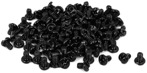 TOP-VIGOR 100Pcs Cross Pan Head Machine Screws, #6-32 Multi-Purpose Hard Drive Video Card PCI Bezel Screw for Desktop Computer, Machinery, Furniture, Car, Motorcycle Repair, Electronic Products