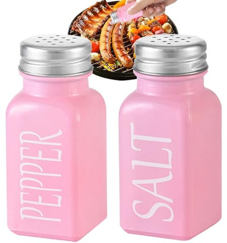 Salz- und Pfefferstreuer Set 80ml Glas Küchenaccessoire
