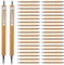 BAIFULAI 40 PCS Holz Kugelschreiber, Wiederverwendbar Kugelschreiber Set, Schreibgerät Bambus Holzkugelschreiber Kugelschreiber Set Ergonomischer, für Schreiben, Journaling, Schule, Bürobedarf