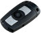 OcioDual Coque Clé 3 Boutons Compatible avec BMW 1 3 5 Series 120 E60 E61 E70 E81 E87 E90 E91 E92 320 X1 X5 X6 Z4 (Keyless Go Uniquement), Boitier Voiture, Télécommande avec Lame, Housse