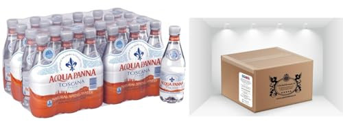 CG94 - Confezione Acqua Panna Toscana, Acqua Minerale Naturale di Sorgente 48 Bottiglie da 500ml - (BOX 48 Bottiglie)