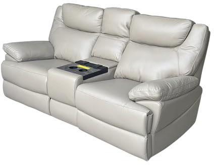 Mapo Möbel Elektrisches Ledersofa Kinosofa mit Bluetooth-Stereo-Lautsprechern und induktivem Laden 3581ee-Cup-2MM-A-2155