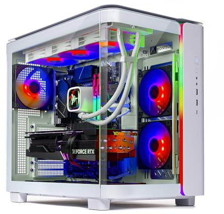 Skytech King 95 Gaming PC Desktop, Ryzen 7 7700X 4.5 GHz (5.4GHz Turbo), NVIDIA RTX 5070 Ti 16GB, 2TB Gen4 NVMe SSD, 32GB DDR5 RAM 6000 RGB, 850W Gold ATX 3 PSU, 360mm ARGB AIO, Wi-Fi, Win 11