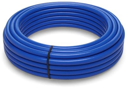 HM | Tubo Multistrato Coibentato | 20mm x 25MT, Blu, Multistrato | Guaina isolante, flessibile, resistenza a 10 bar | Per impianto idraulico e riscaldamento acqua calda fredda