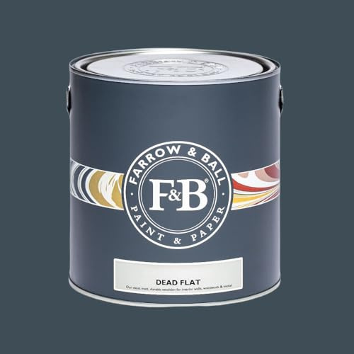 FARROW & BALL DEAD FLAT 30 HAGUE BLUE 2.5L