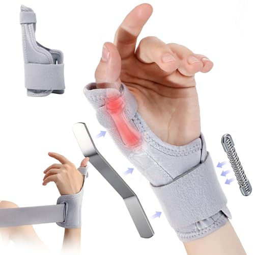 COOLYNX Daumenbandage Links und Rechts, Handgelenkstütze, Daumenorthese, Atmungsaktive Daumenschiene bei Daumenverletzungen,Sehnenscheidenentzündung, Arthritis, Einheitsgröße