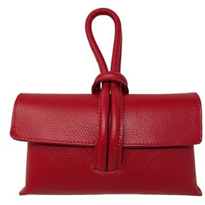 Chicca Borse Borsetta Pochette da Donna in Pelle Dollaro