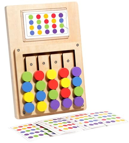 Jouets assortis de couleurs - Jeu de puzzle coulissant pour trier les couleurs - Panneau de puzzle coulissant pour personnes âgées, pour , adolescents, personnes âgées, maison, vacances, voyage