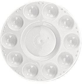 Rayher 3750400 Farbenmischpalette, 10-fach, 17,5 cm ø