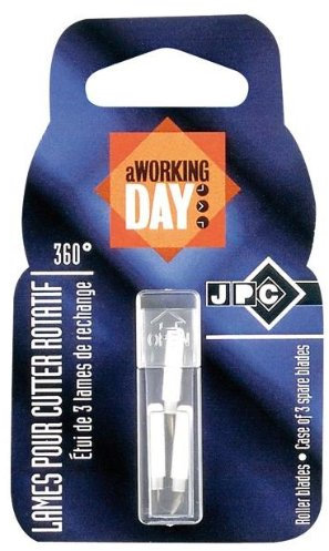 JPC - Etui 3 lames de rechange pour cutter rotatif 360°