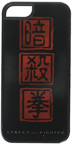 Buckle-Down Schutzhülle für iPhone 5, Motiv Street Fighter Assassins Fest/japanische Schriftzeichen, Schwarz/Rot