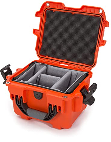 Nanuk 908 Wasserdichter Hartschalenkoffer Mit Gepolsterten Trennwänden - Orange
