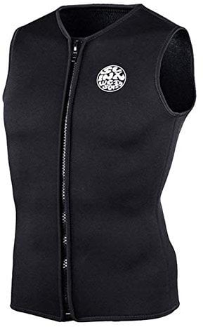 PAWHITS Neoprenanzug 3 mm Schwarz ärmellos Thermo-Weste für Herren und Damen Tauchen Surfen Schwimmen Segeln Sauna-Workout (S)
