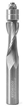 Yonico 31200-SC 1/2-Inch Up-Cut Flush Trim Solid Carbide Spiral Router Bit 1/2-Inch Shank
