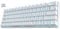 RK ROYAL KLUDGE RK61-US Cableado QWERTY/Bluetooth 60% de Sabor mecánico, Accesorios de Sabor ABS, Pantalla Plana, para iOS, Android, Windows y Mac, Blanco