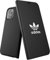 adidas Handyhülle Entwickelt für iPhone 12 Pro Max Hülle, 6.7 Zoll, Booklet Fallgeprüfte Hüllen, stoßfeste erhöhte Kanten, Original Schutzhülle, Schwarz