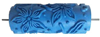 JHD Rullo di Vernice in Rilievo da 5 con Struttura a Parete, Stencil, Motivo a Pennello, Decoro 078Y