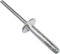 AERZETIX - C48174 - Lot de 100 Rivets aveugles Ø5x25mm à tête large 14mm - DIN 7337 C - rivet pop à rupture de tige - en aluminium/acier
