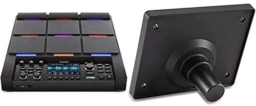 Alesis Strike Multipad - Pad A Percussione Con 9 Pad Trigger Con Colori Rgb, Campionatore & Module Mount - Supporto Per Percussioni Elettroniche Come Sample Pad, Piastra Di Montaggio Su Batteria