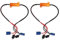 2PCS LED-Widerstand LED-Decoder 50W 8Ω H1 LED-Lampe Dekodierung Fehlerbeseitigung Beseitigung von Led-Scheinwerfer Fehlercodes Lastwiderstände Umbausätze