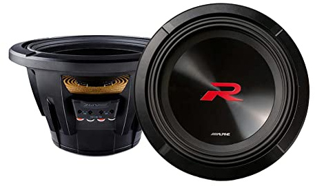 Alpine R2-W12D2 12 R-Series R2 Subwoofer, Dual 2-Ohm, 750 Watt RMS