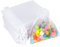 G2PLUS Weiß Organzasäckchen Kleine, 10x12cm Geschenk Organzabeutel, 50 Stück Organza-Beutelchen mit Kordelzug Sie als Hochzeit Bonbonsbeutel, Schmuckbeutel, Geschenkbeutel