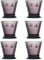 La Rochere Napoleon Bee Aubergine Tumbler Set of 6 - La Rochere Bee Glassware Sets - Fancy Glassware Trinkgläser (284 ml)