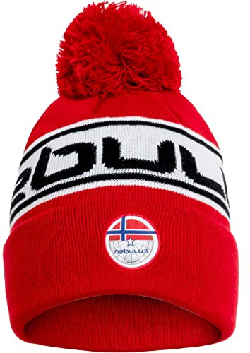 Nebulus Unisex Mütze Blake, Wintermütze, warme & stylische Haube, rot - OneSize