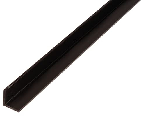 Alberts 471514 Winkelprofil | Kunststoff, schwarz | 2000 x 30 x 30 mm