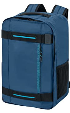 American Tourister Urban Track - Ryanair Kabinentasche 25 x 20 x 40 cm, 24,5 L, 0,50 kg, bolsa de mano, mochila Flugzeug S Underseater, azul (Combat Navy)