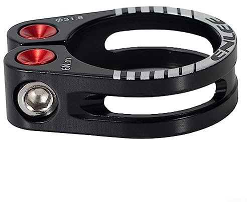 Fahrrad-Sattelstützen-Klemme, Aluminiumlegierung, Schnellverschluss, Fahrrad-Hohlschloss, Sattelstützen-Rohr-Clip für Mountainbike, Rennrad, Fixie, Getriebe, Trackbike (5.99)